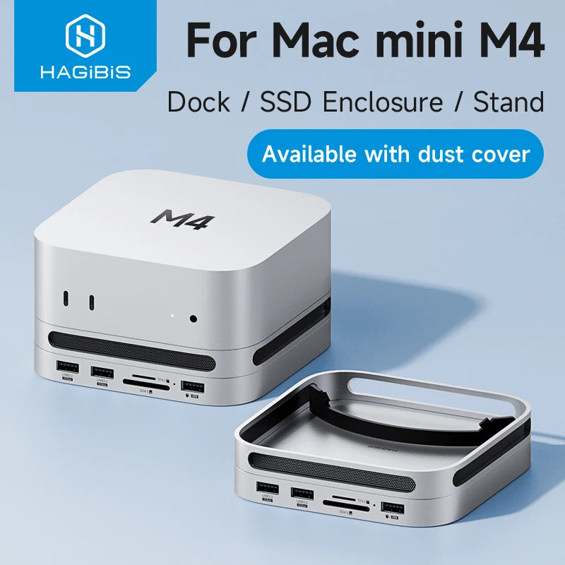 Hagibis USB-C Docking Station MC65 for Mac mini M4/M4 Pro