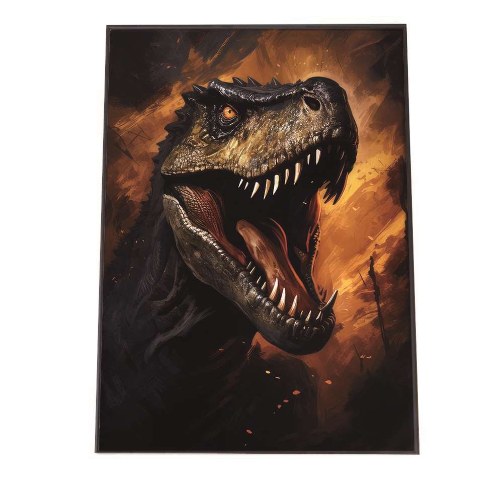 楽天市場】恐竜 ポスター きょうりゅう トカゲ 迫力 アートプリント