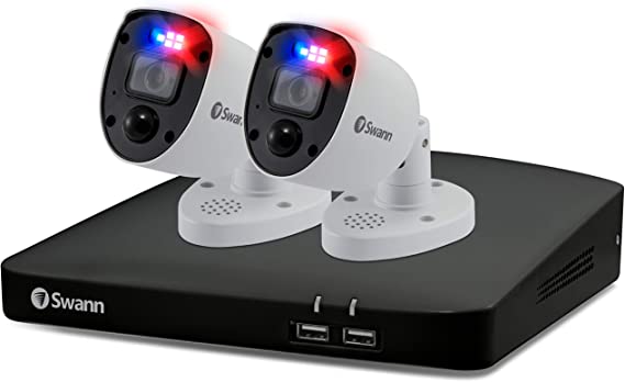 Swann Enforcer wired 2 camera & 4-channel DVR Security System