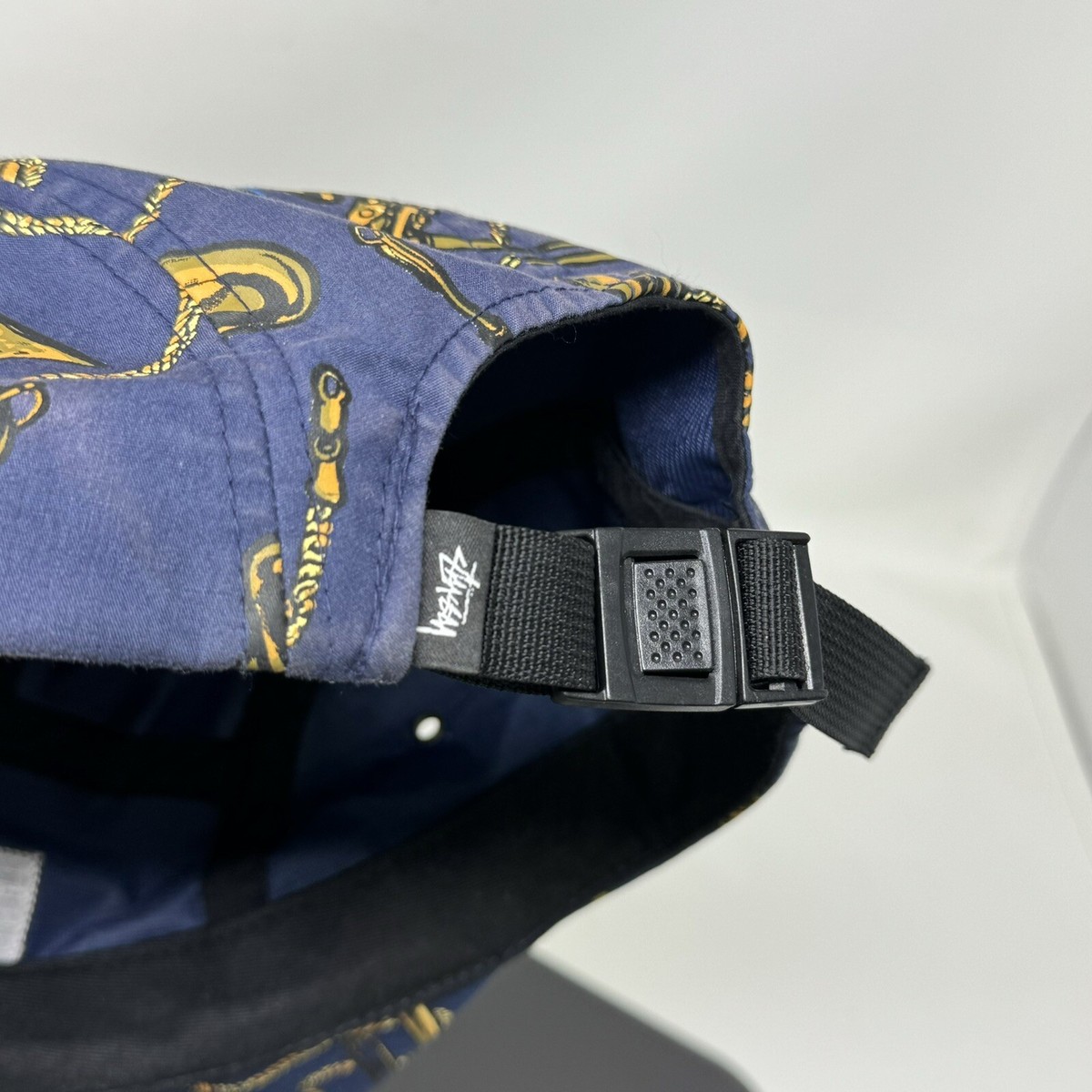 Vintage 2000s Stussy Trumpet 5 Panel Hat Instrument Camp Cap