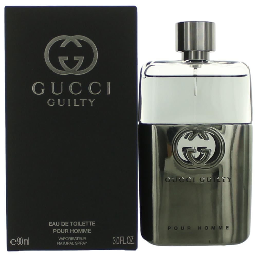 Gucci Guilty Men's Perfume, Eau de Toilette Cologne, 3 Oz Full