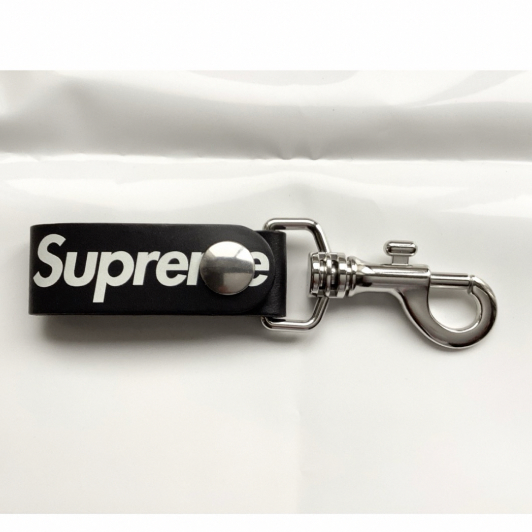 Supreme - Supreme Leather Key Loopシュプリームレザーキーホルダー黒