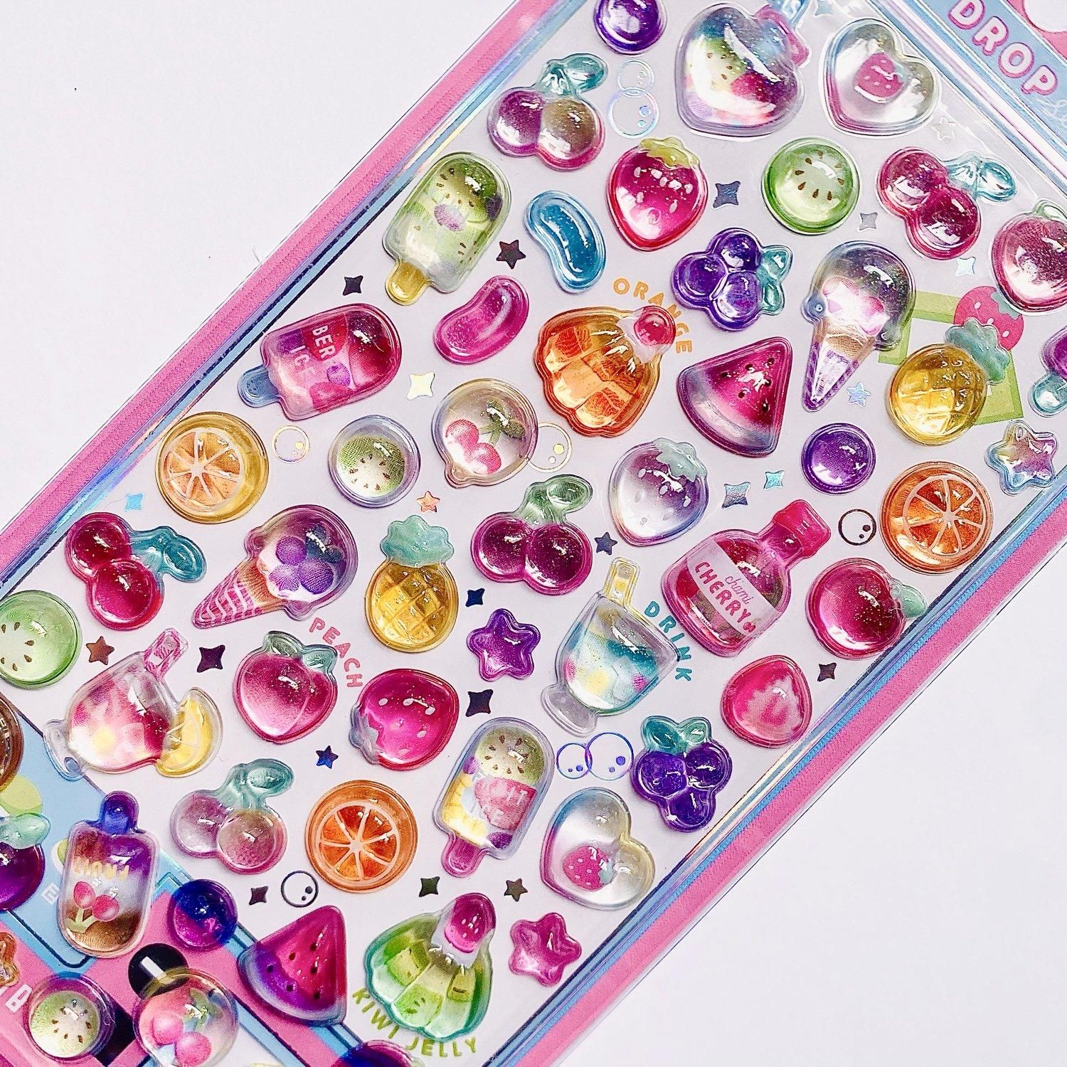 Q-lia(クーリア) BONBON DROP SEAL(ボンボンドロップシール) ふるーつ