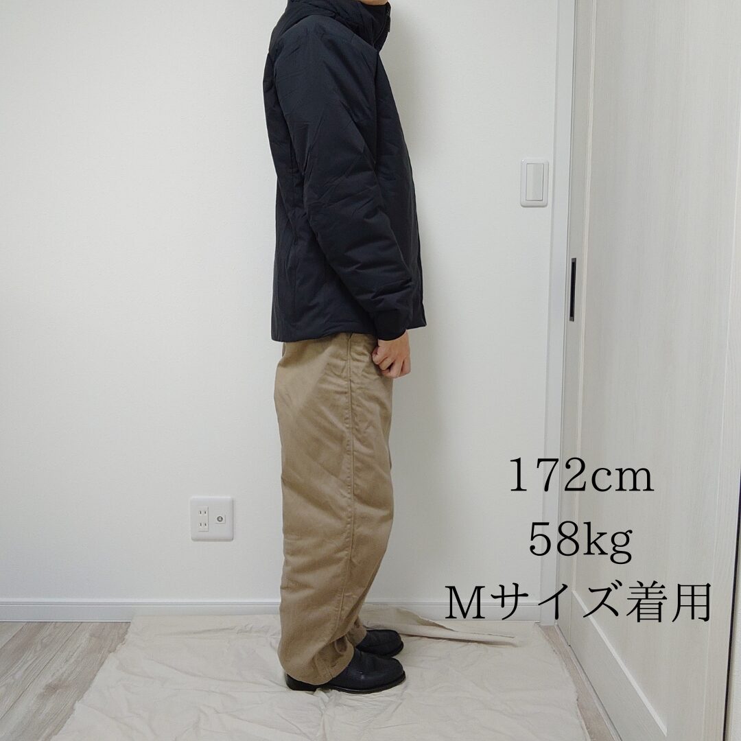 アークテリクス】アトムヘビーウェイトフーディのサイズ感・コーデを