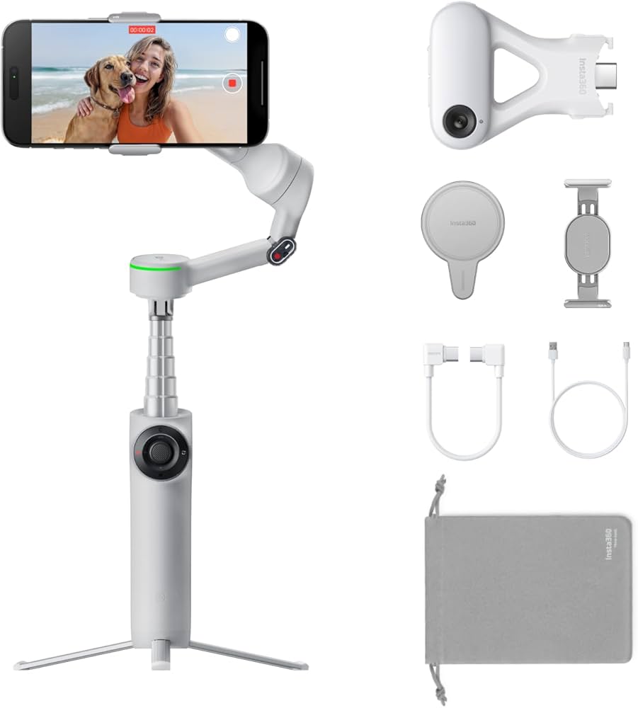Amazon.co.jp: Insta360 Flow 2 Pro AI Tracker All-in-One Kit Gray
