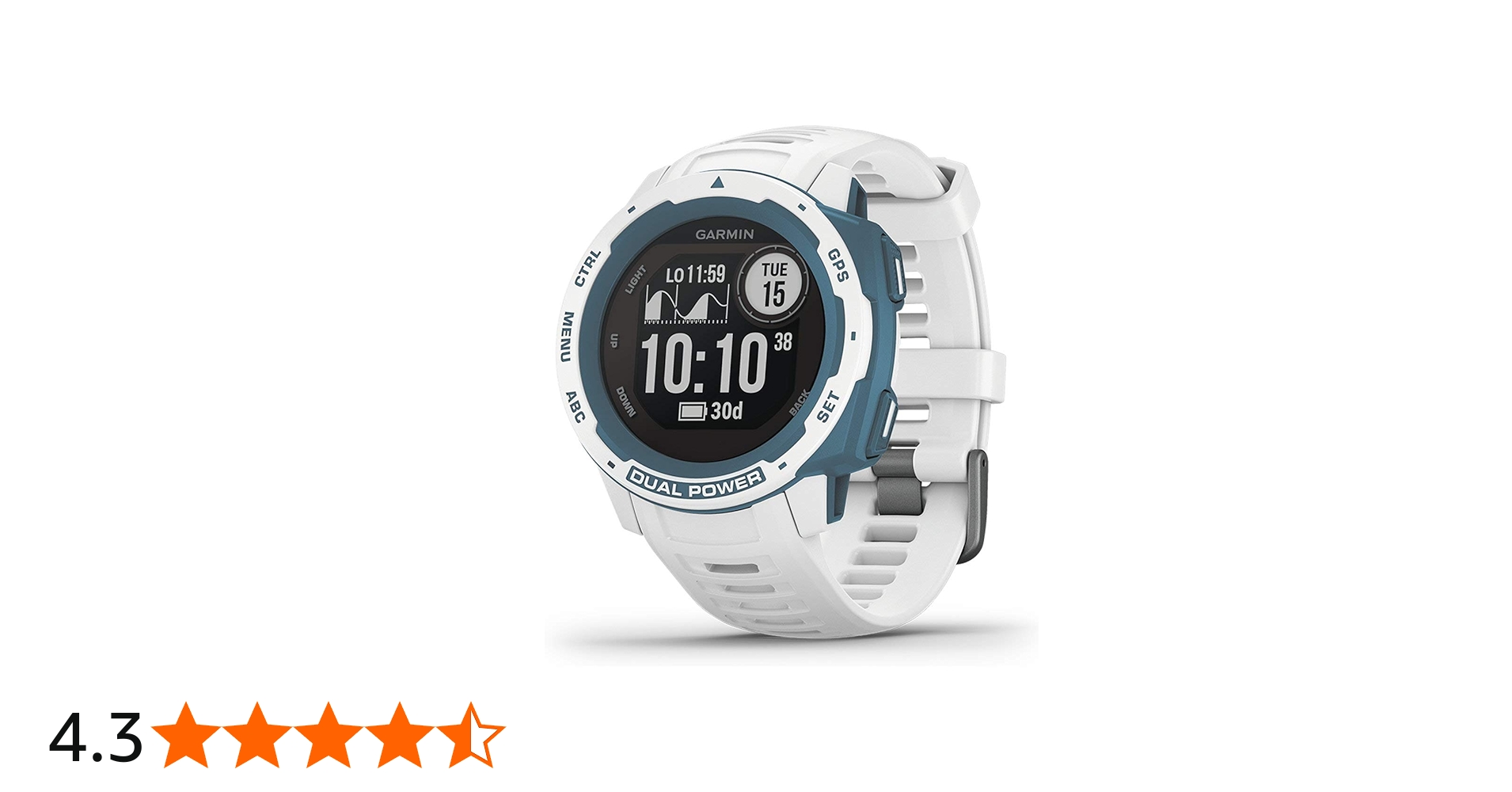 Amazon | ガーミン Instinct Dual Power Surf Edition Cloudbreak 小