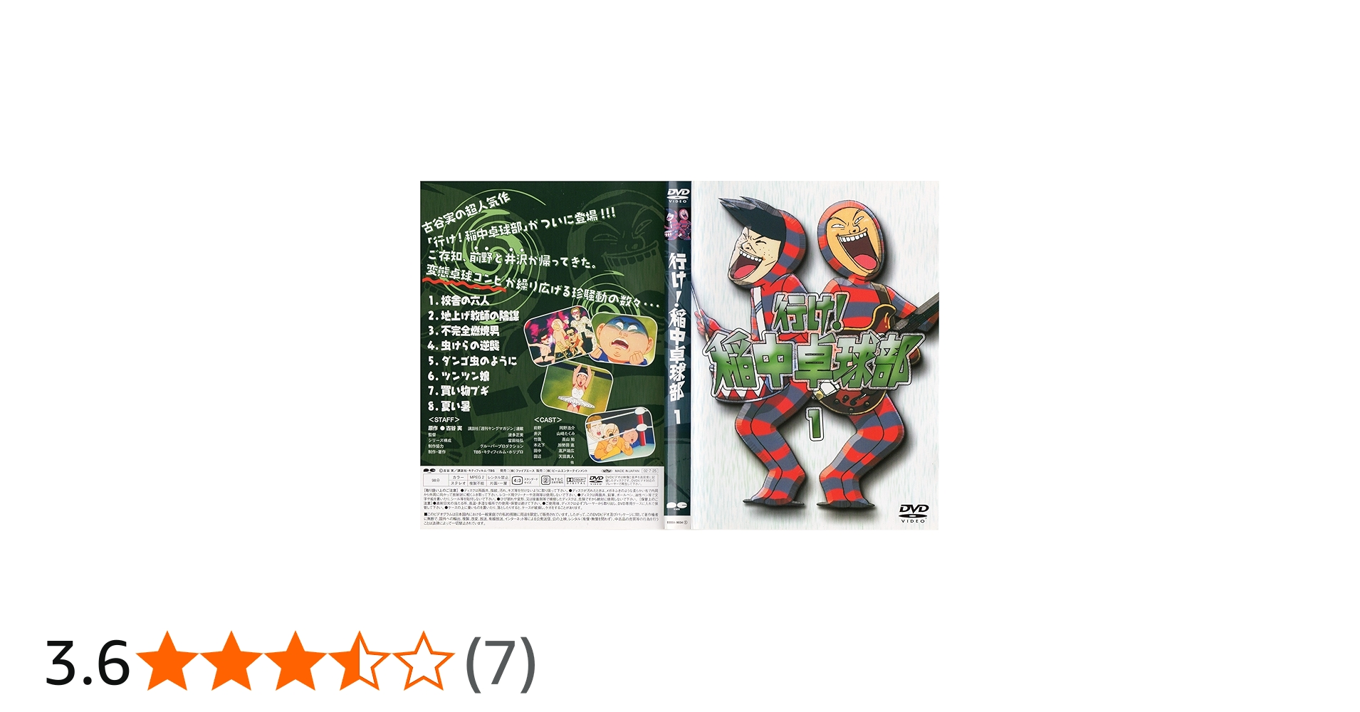 Amazon.co.jp: 行け!稲中卓球部 DVDパーフェクトコレクション : 岡野