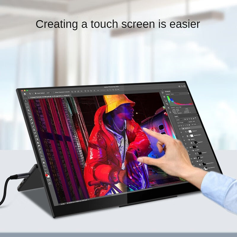 Sculptor 15.6inch Monitor 4K Portable Touch Screen 100%Adobe RGB