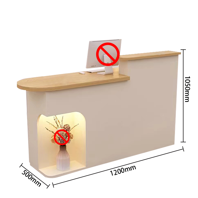 受付カウンター,レジカウンター,オフィス受付,事務用,鍵ロック,配線穴