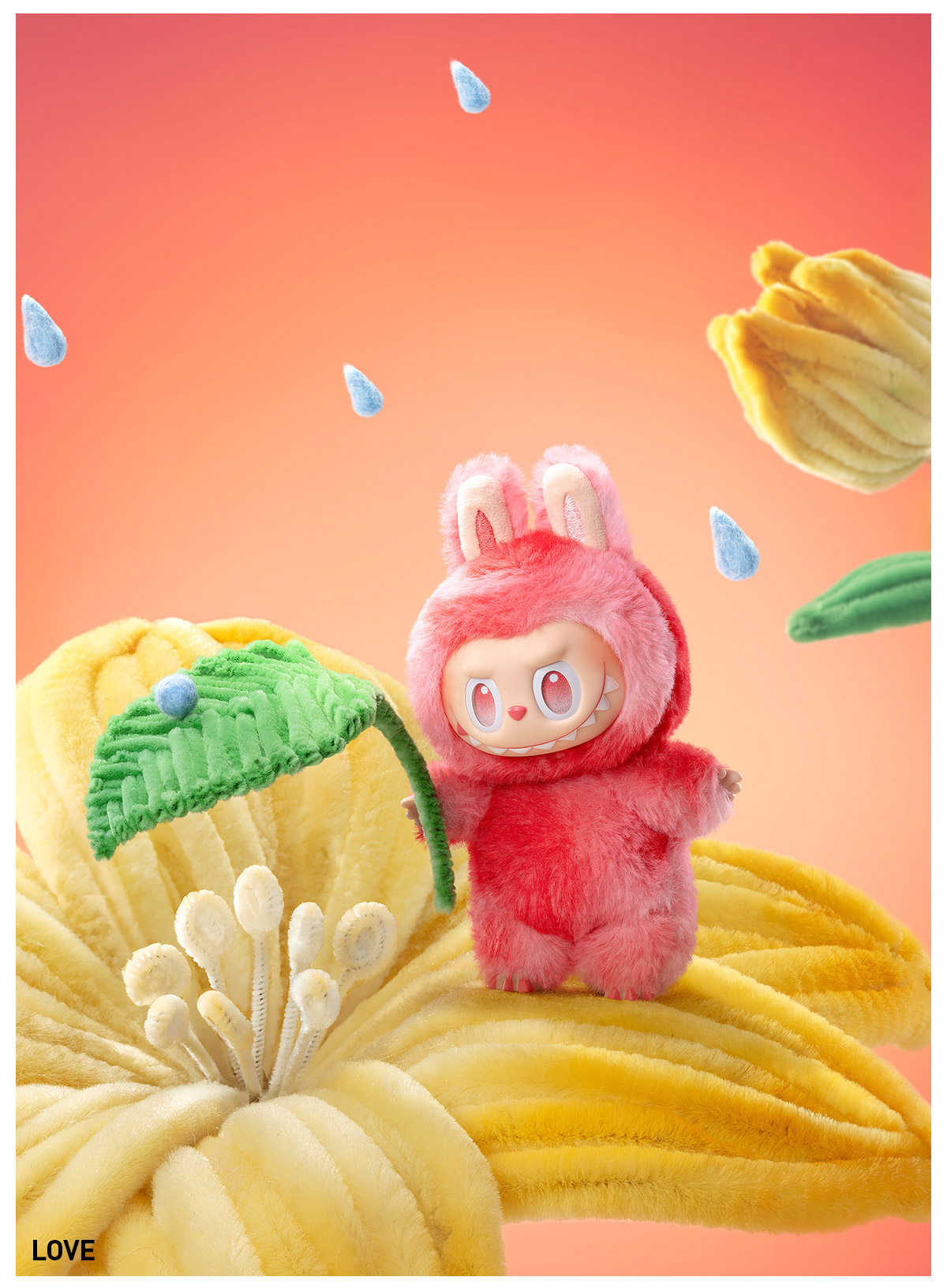 THE MONSTERS Big into Energy ぬいぐるみ ラブブ.. POP MART（ポップ