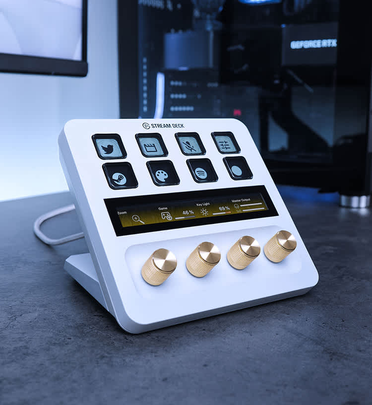 Stream Deck + White Edition | Elgato