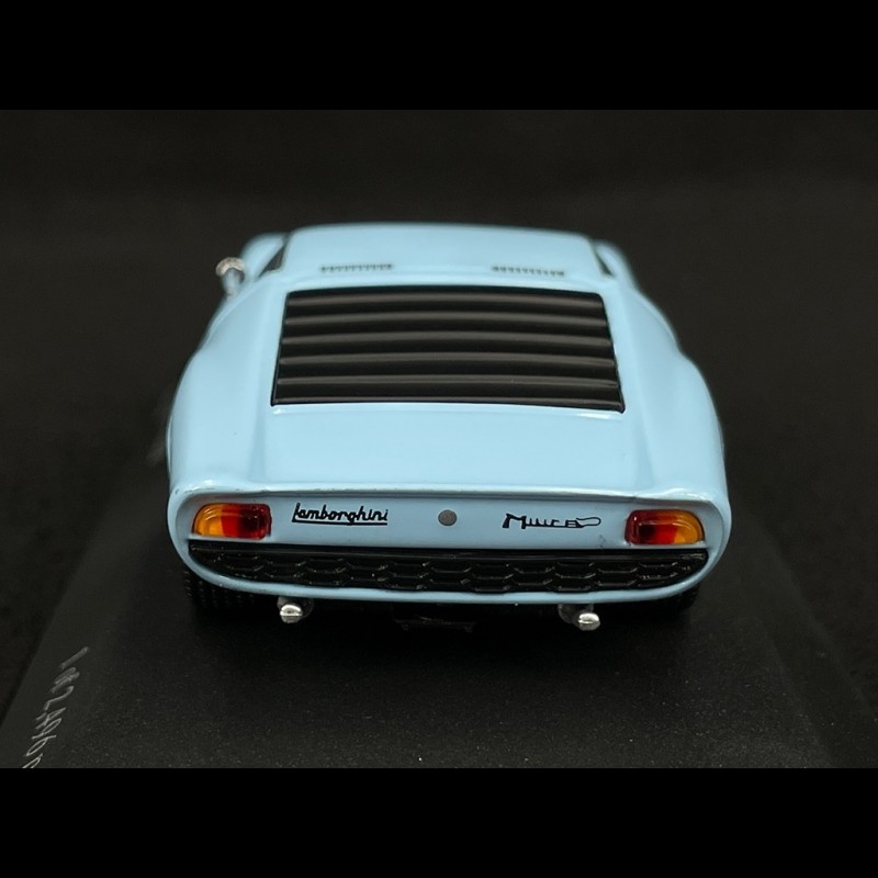 Lamborghini Miura 1966 Blue Azzuro Cielo 1/43 Minichamps 430103009