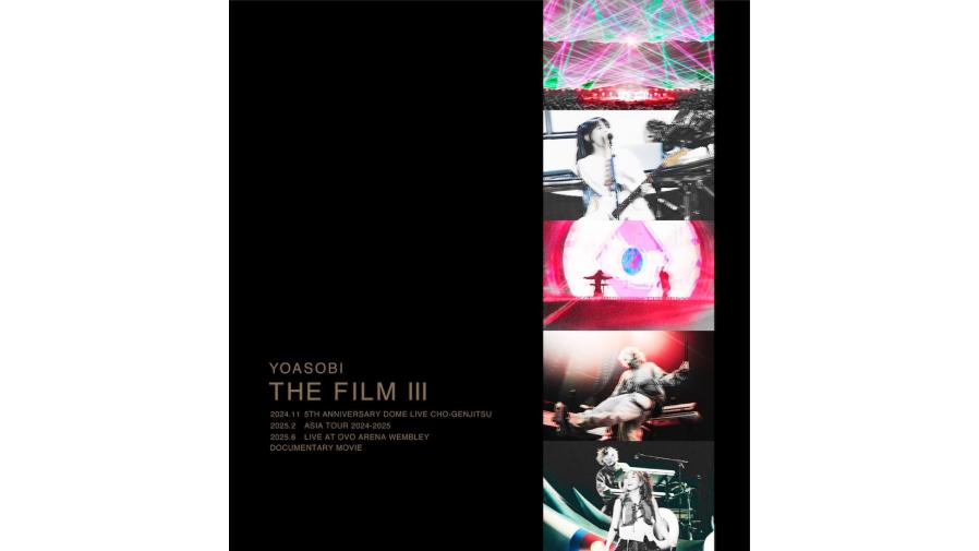 YOASOBI ライブ映像作品集『THE FILM 3』が10/1(水)に発売決定