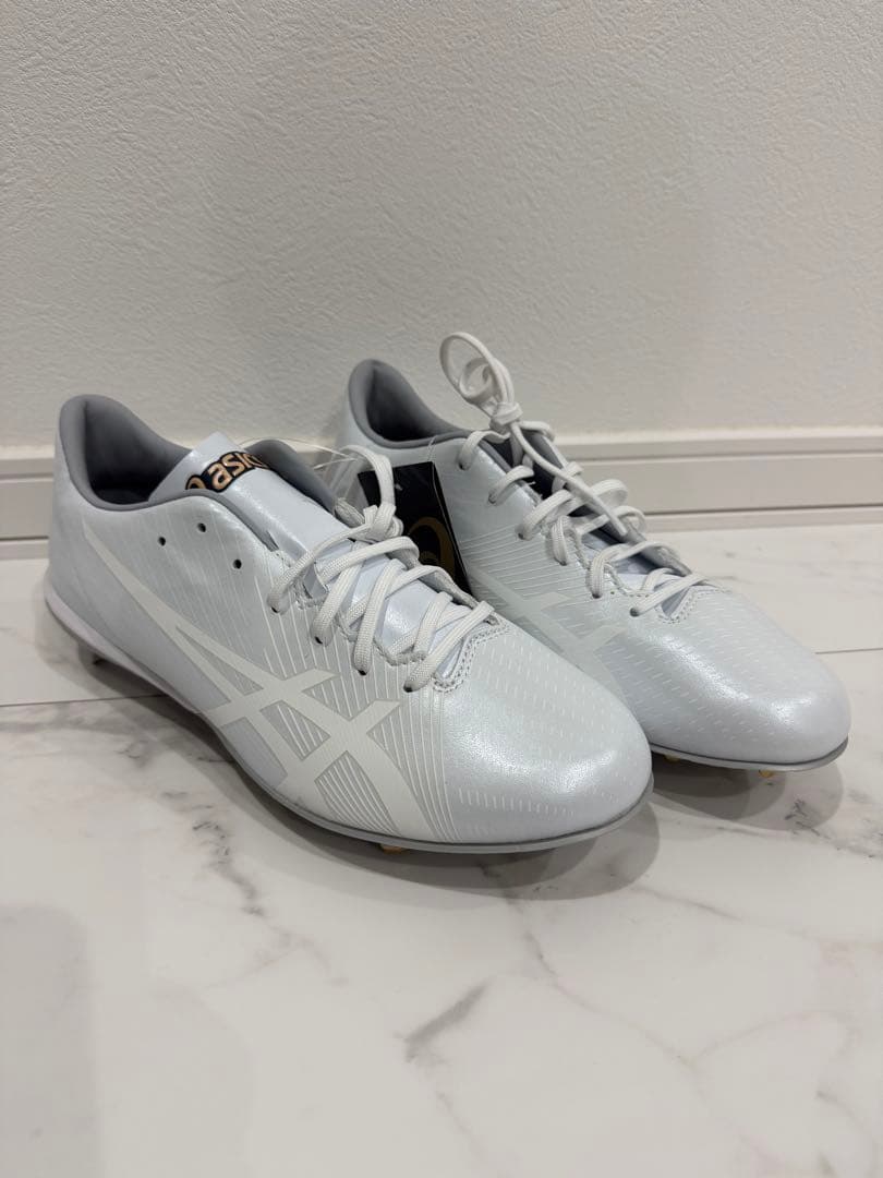 アシックス ゴールドステージ I-PRO MA2 白スパイク 高校野球対応 金具 ASICS（アシックス） 野球 白スパイク 金具スパイク ゴールドステージ