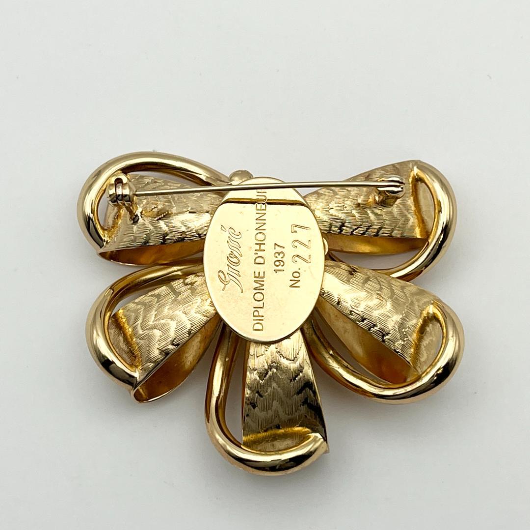 グロッセ☆DIPLOME D'HONNEUR 1937 パリ万博 リボンブローチ - メルカリ