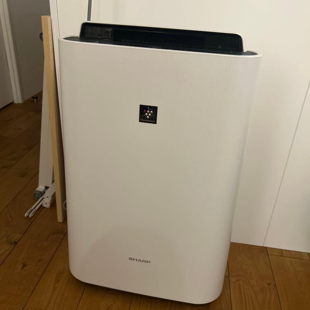 加湿空気清浄機 シャープ KCJ50W 2021年製 KC-J50-W 加湿空気清浄機 ホワイト系 [適用畳数：23畳 /最大適用畳数
