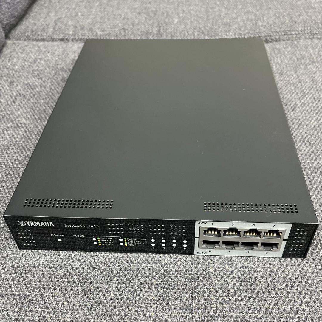 YAMAHA SWX2200-8PoE スマートL2 スイッチ 中古美品 004 Yahoo!オークション -「swx2200-8poe」の落札相場・落札価格
