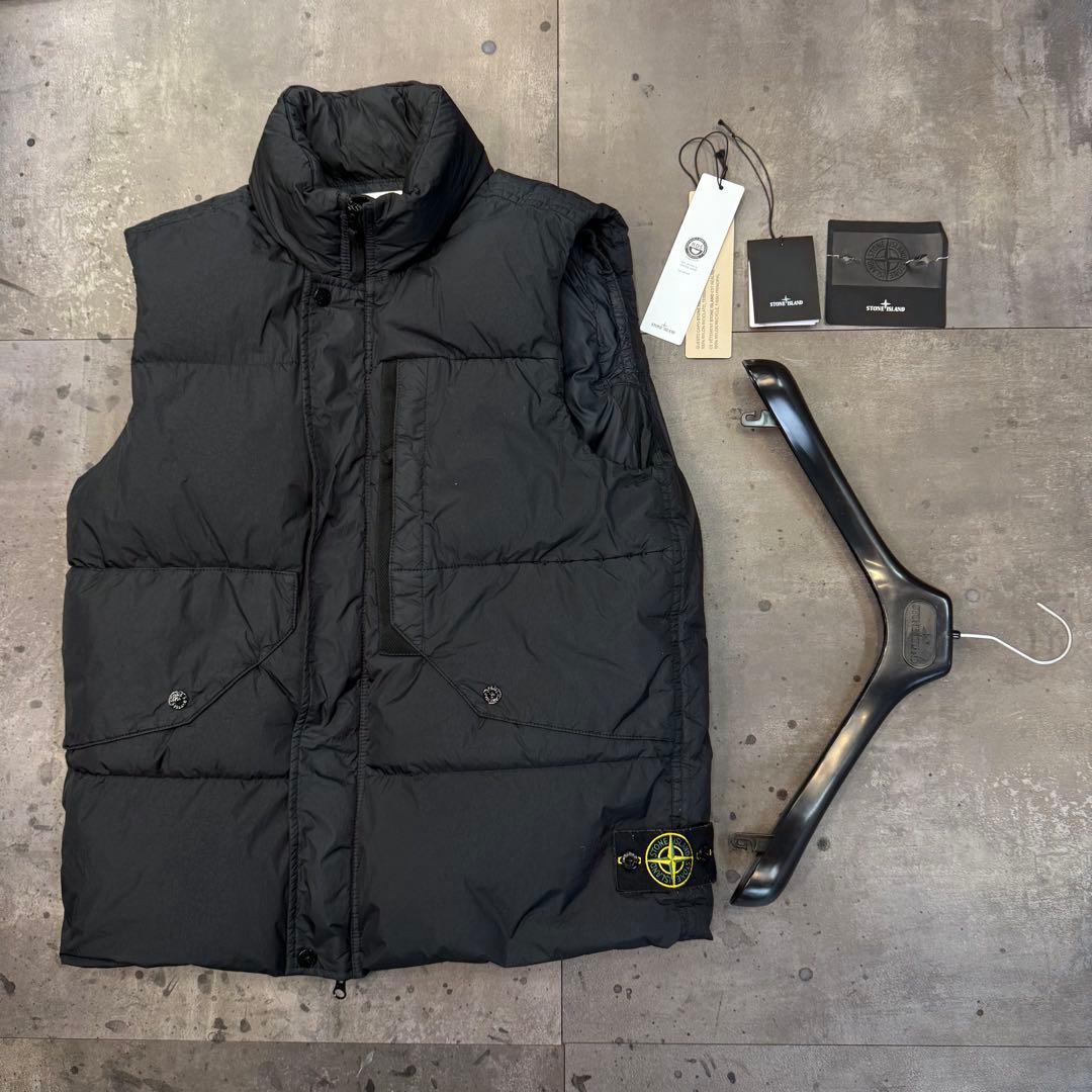 STONE  ダウンベスト STONE ISLAND(ストーンアイランド)】GARMENT DYED MICRO YARN DOWN