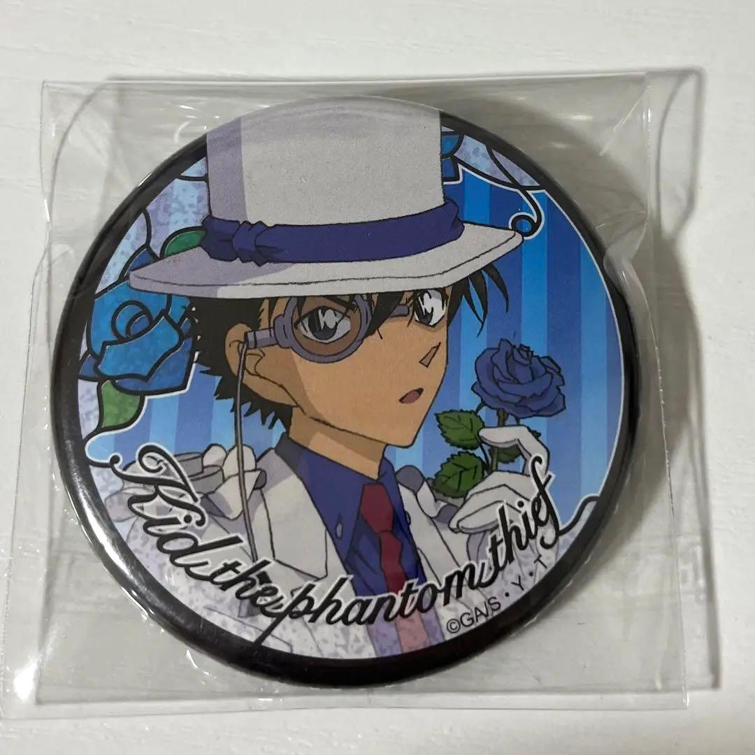 名探偵コナン 怪盗キッド 缶バッジ 青薔薇 - メルカリ