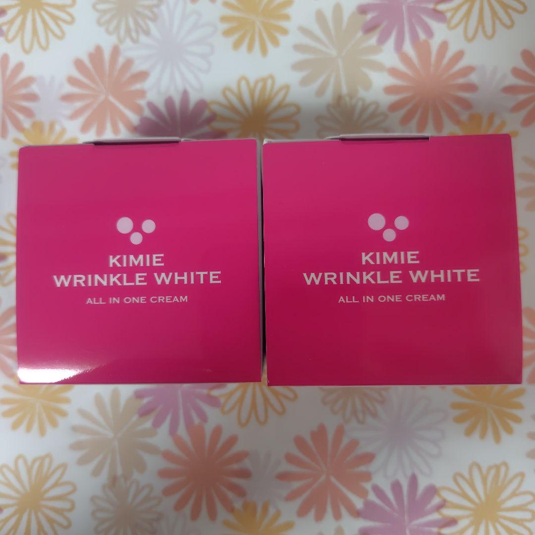いろんなサンプルつきKIMIEWRINKLE WHITE オールインワンクリーム 医薬部外品】キミエリンクルホワイト×3箱 - 富山県富山市｜ふるさと