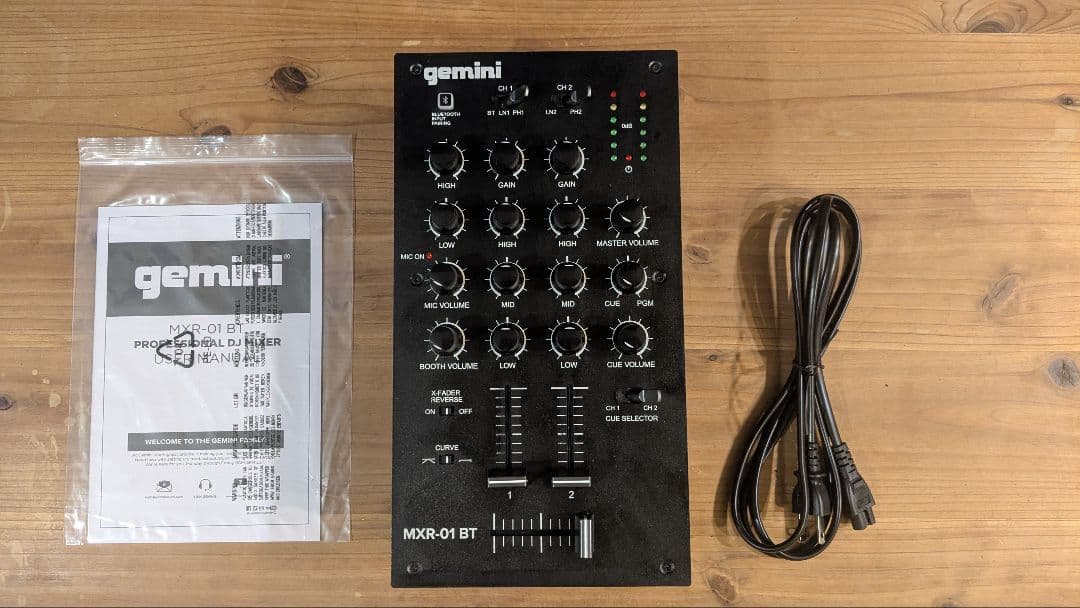 Gemini MXR-01 BT DJミキサー　美品中古 美品 Gemini MXR-01 BT DJミキサー｜Yahoo!フリマ（旧PayPayフリマ）