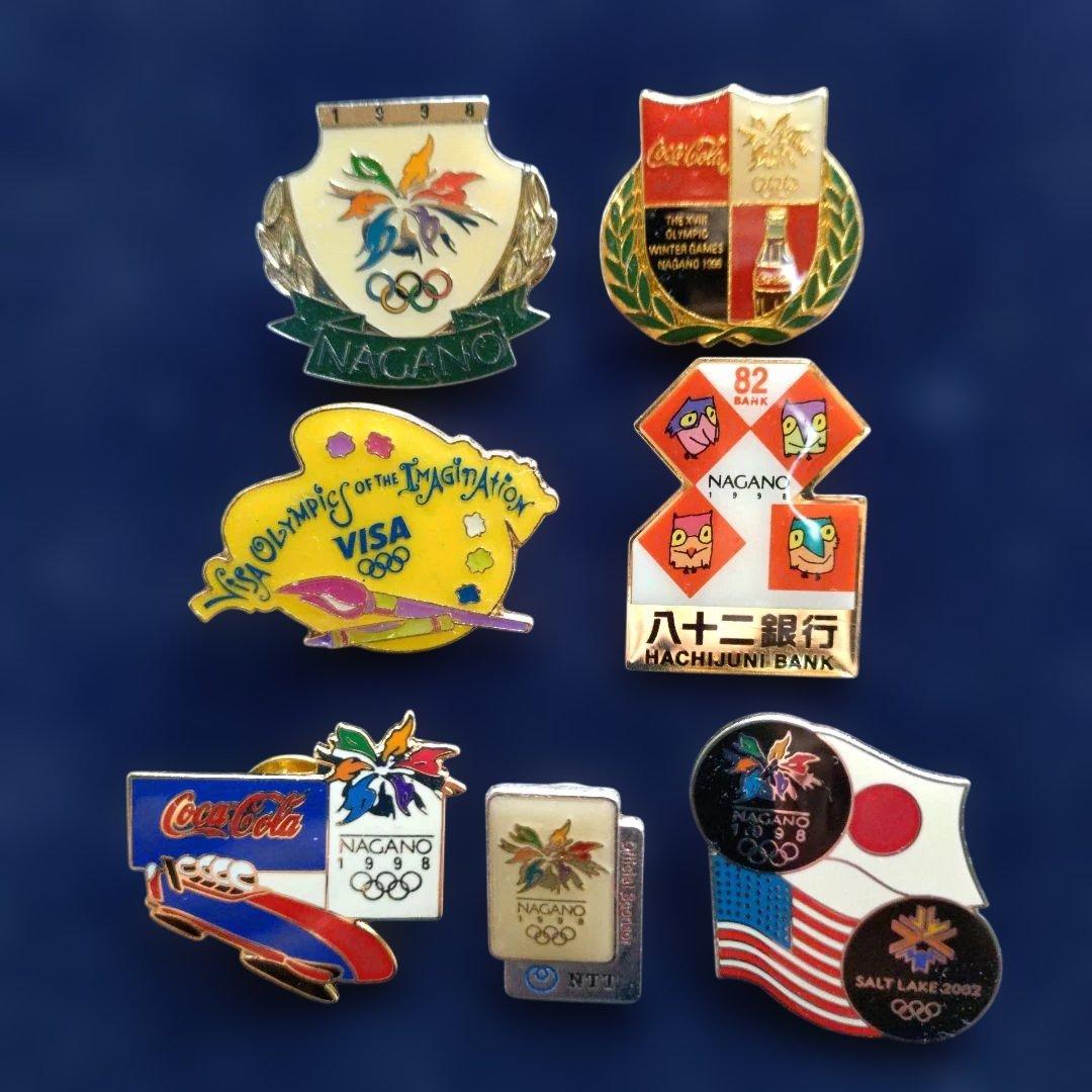 長野オリンピック ピンバッジ 7個セット - メルカリ