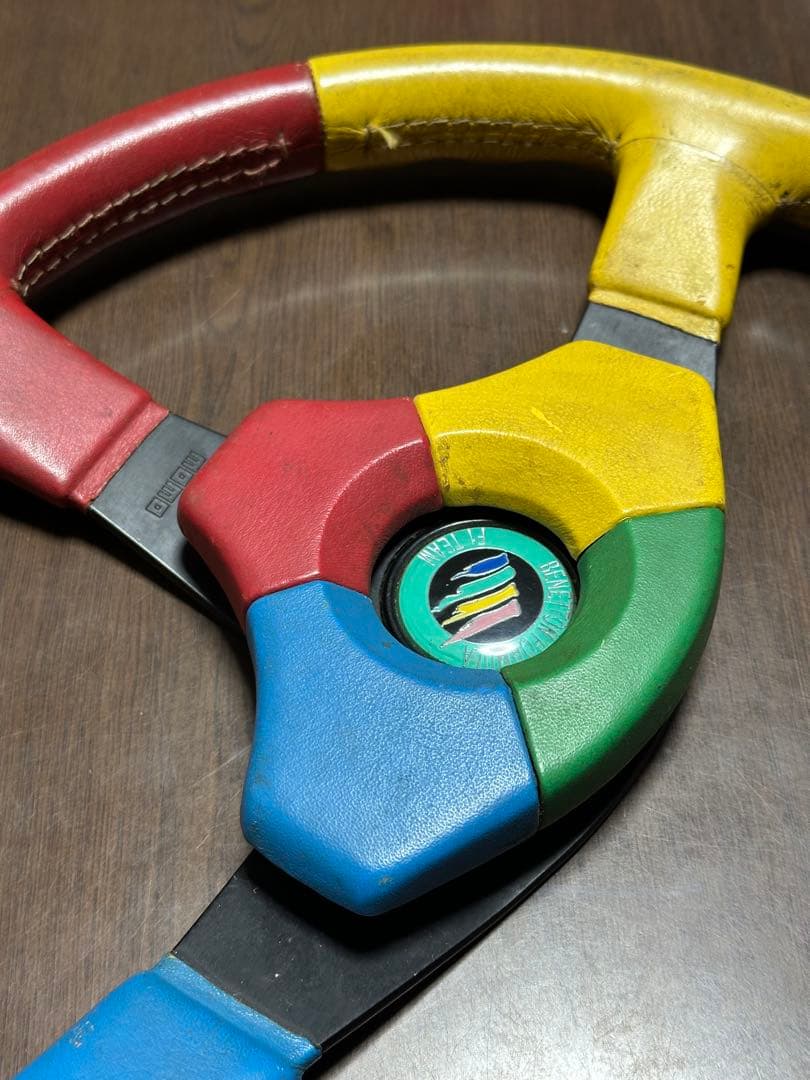 イタリア製momoモモベネトンF1TEAM ステアリングハンドル