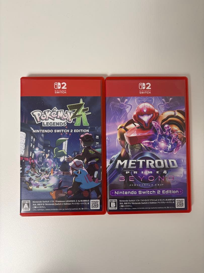 Switch2 ポケモン za メトロイドプライム4 ソフト2点 セット - メルカリ