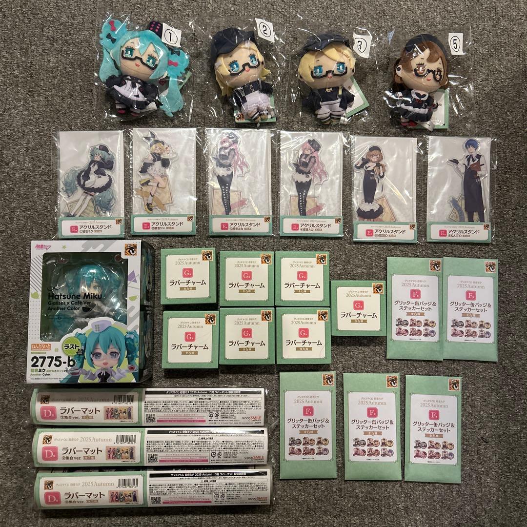 一番くじ　グッスマくじ　初音ミク　メガネカフェバージョンセット めがね×カフェ”が可愛い過ぎる！「初音ミク」グッスマくじ発売決定