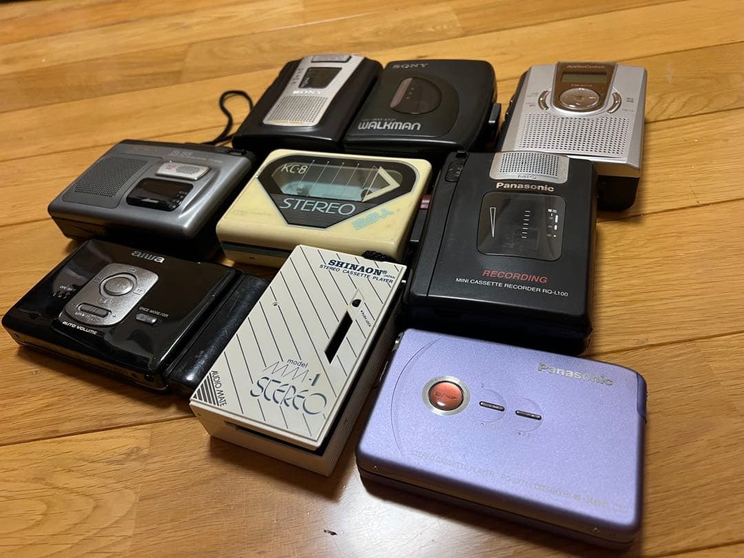 ジャンク品 SONY AIWA Panasonic カセットレコーダなど 9個 SONY - カセットテープレコーダー 全てジャンク 7個セットの通販 by