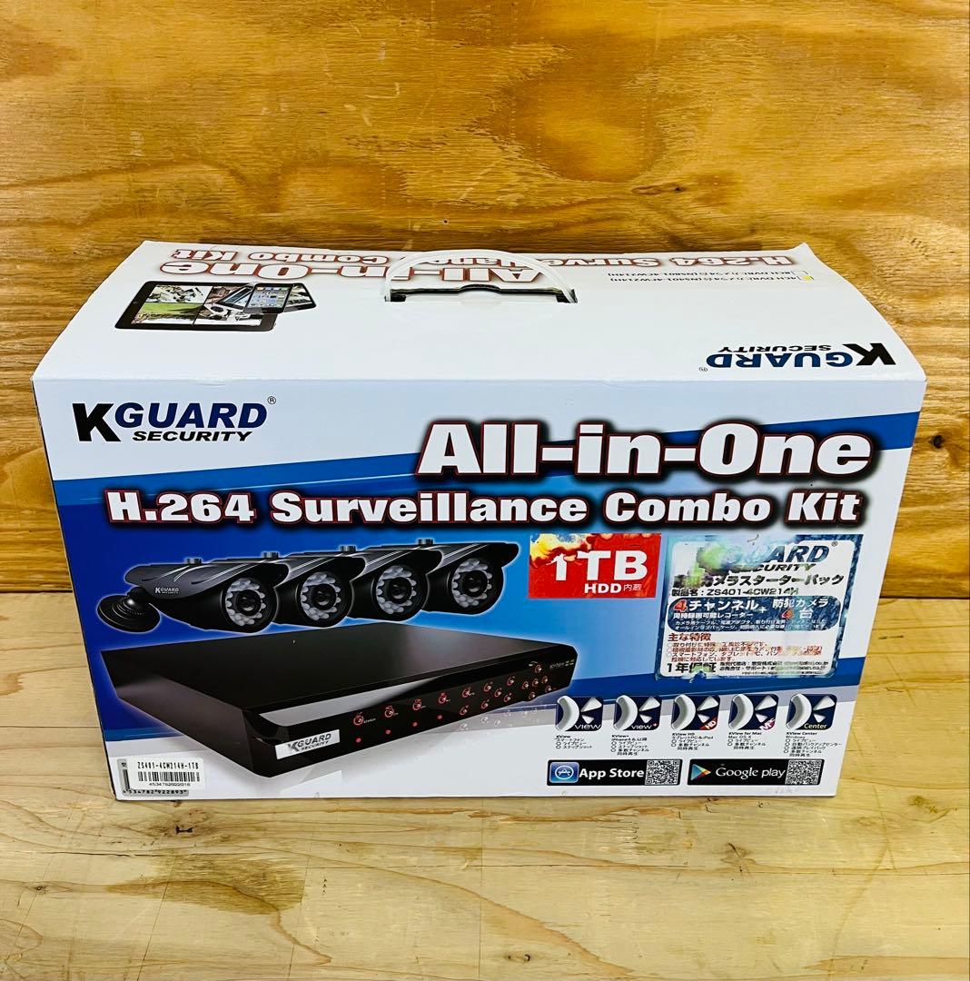 未使用品 防犯カメラ KGUARD H.264 4CH DVR コンボキット 2026年最新】kguard 防犯カメラの人気アイテム - メルカリ