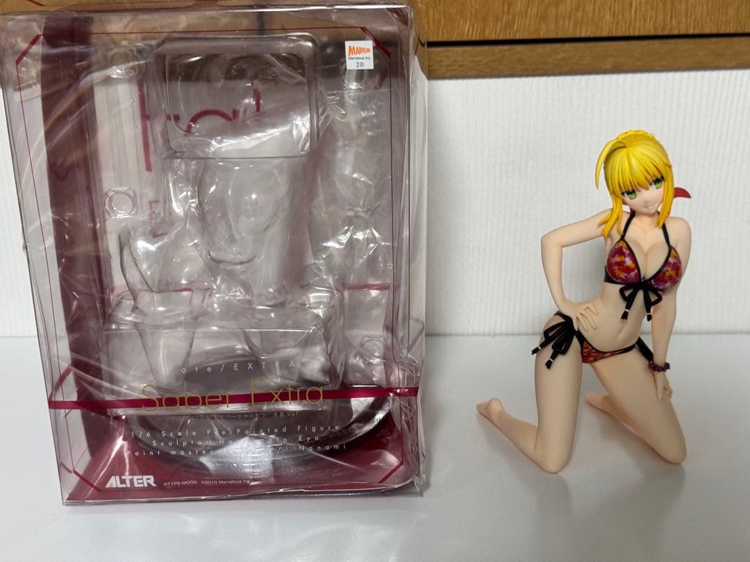 Fate/EXTRA セイバーエクストラ 水着Ver Amazon | Fate/EXTRA セイバーエクストラ 水着Ver. 1/6スケール PVC製