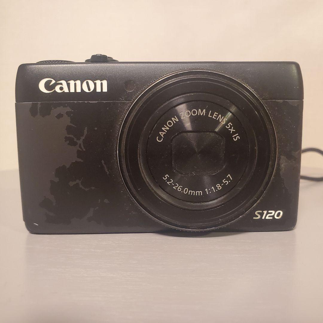 Canon S120 デジタルカメラ　PowerShot　ブラック　ジャンク品 8463 Canon PowerShot S120 ブラック デジカメ ジャンク品 - メルカリ