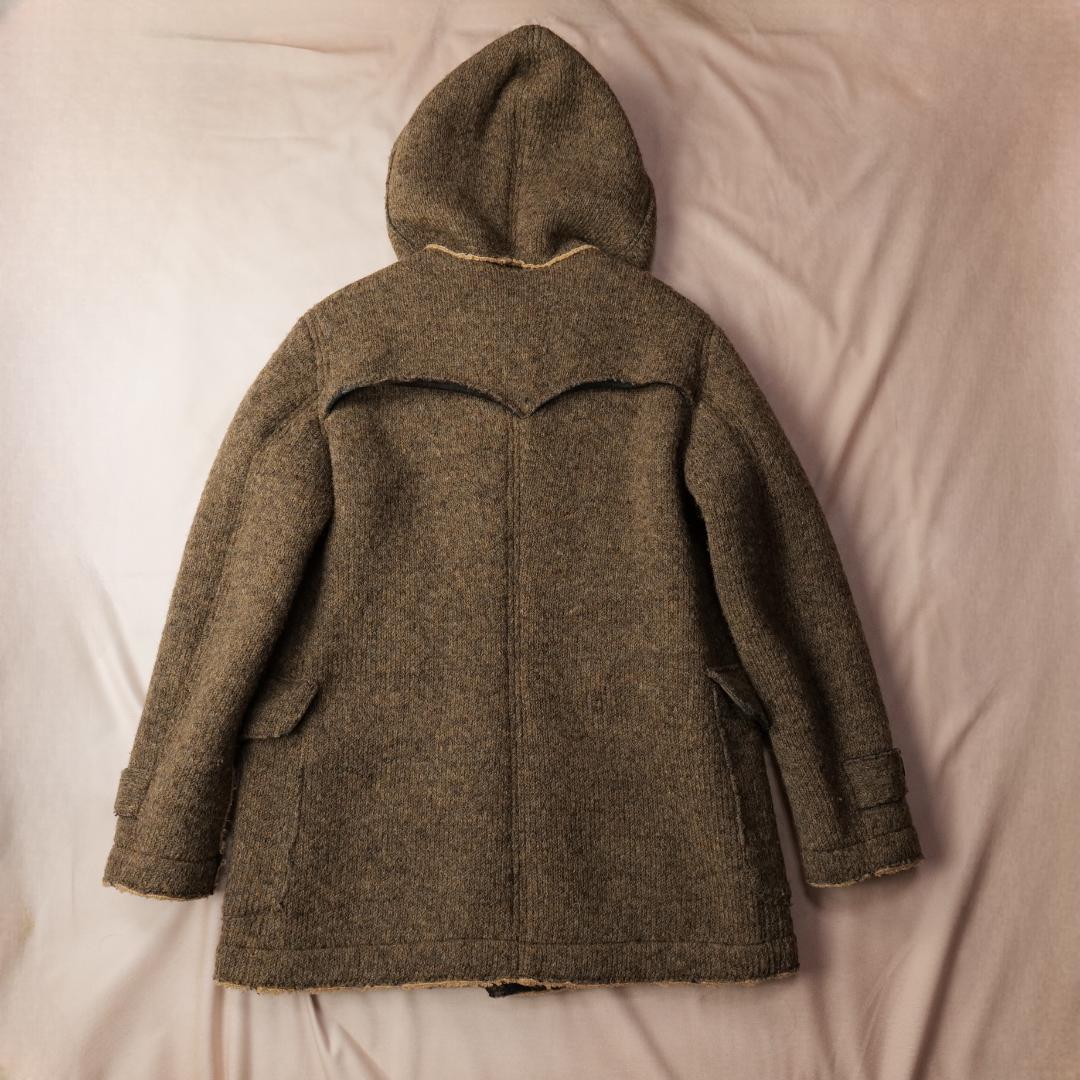 L.B.M.1911 ブラウン ウール ダッフルコート フード付き　【USED】