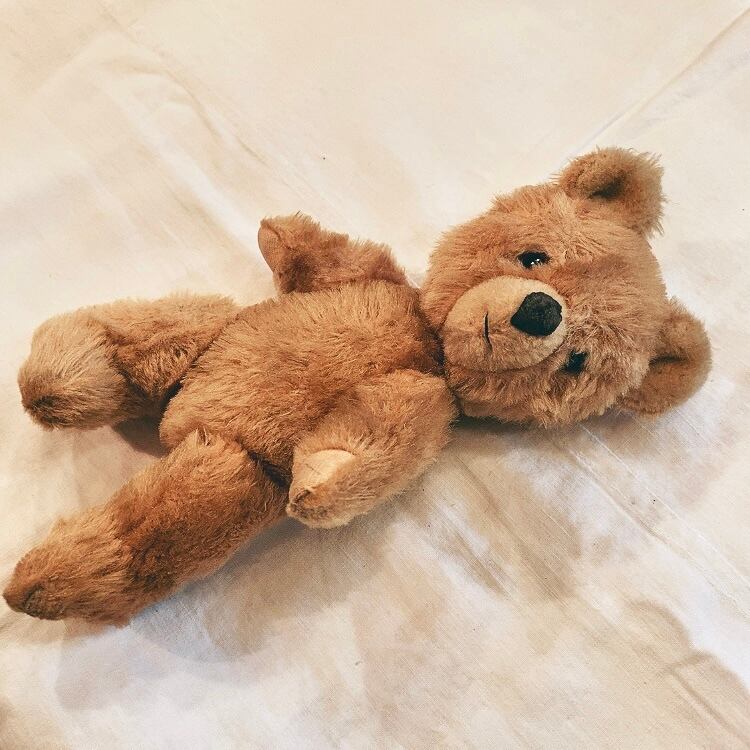 薄いベージュの小さなテディベア（k4） | Antique L'armoire de TSUBAKI