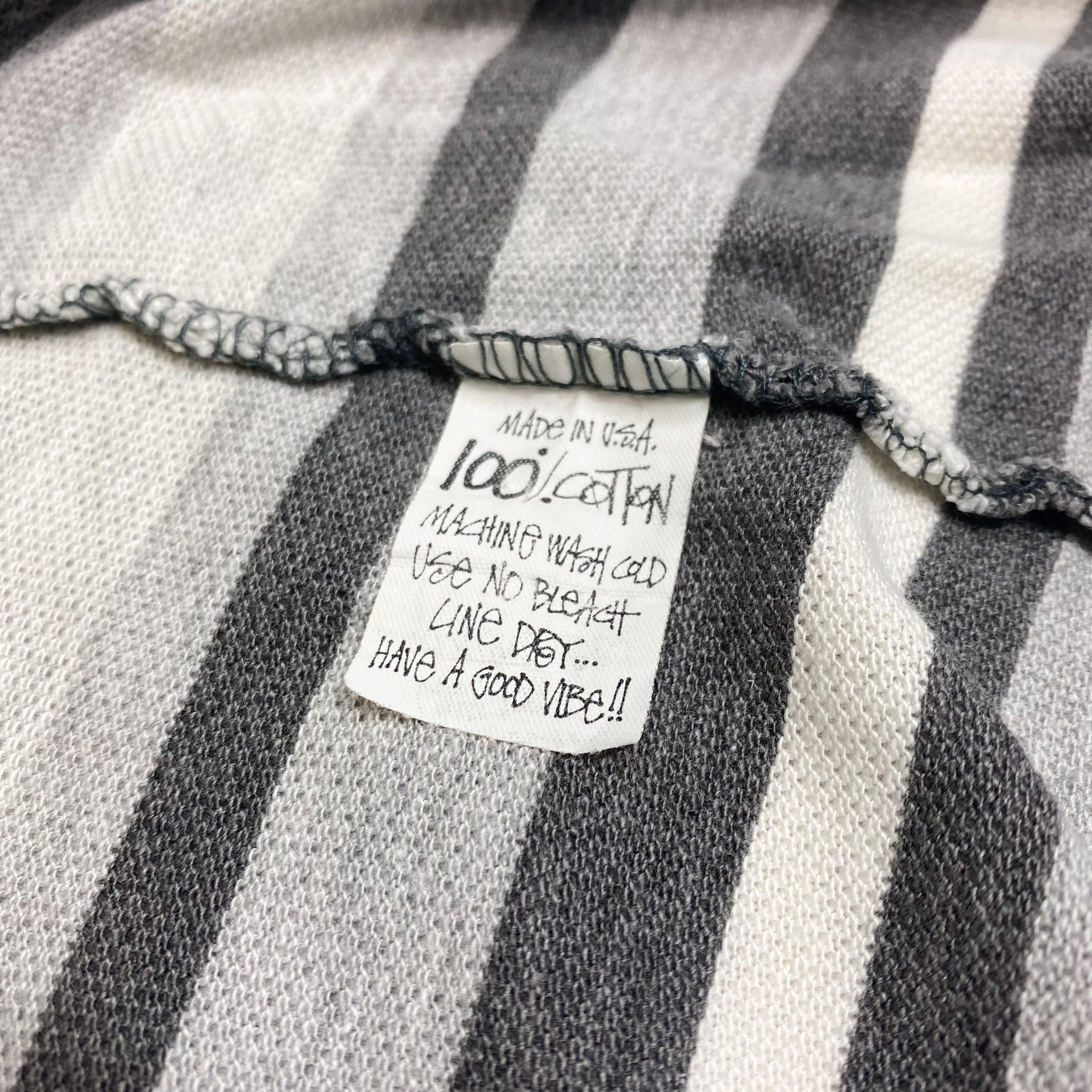 90's Old Stussy Multi Border L/S T-Shirt / オールドステューシー