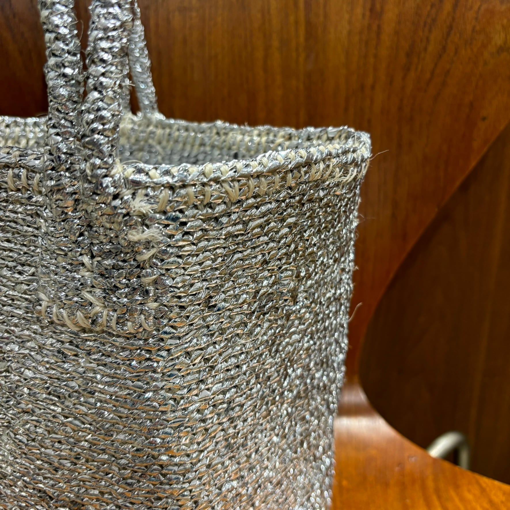 RECTANGLE : シルバーバスケット スモールショルダー | Onthebooks