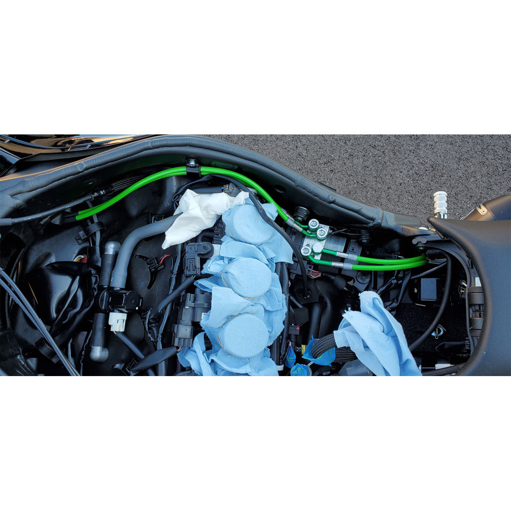 Spiegler Kawasaki ZX6R 2013-2025 ABS Front & Rear Brake Line Kit